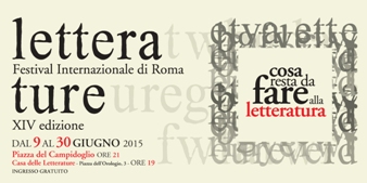 Al via la XIV edizione di Letterature Festival Internazionale di Roma