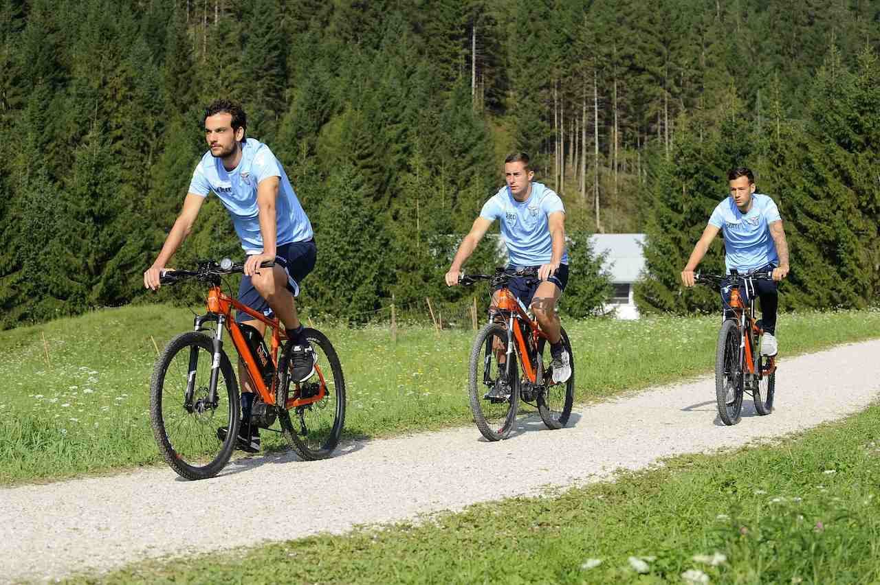 La S.S. Lazio in bici ad Auronzo verso il Mondiale di MTB 2018