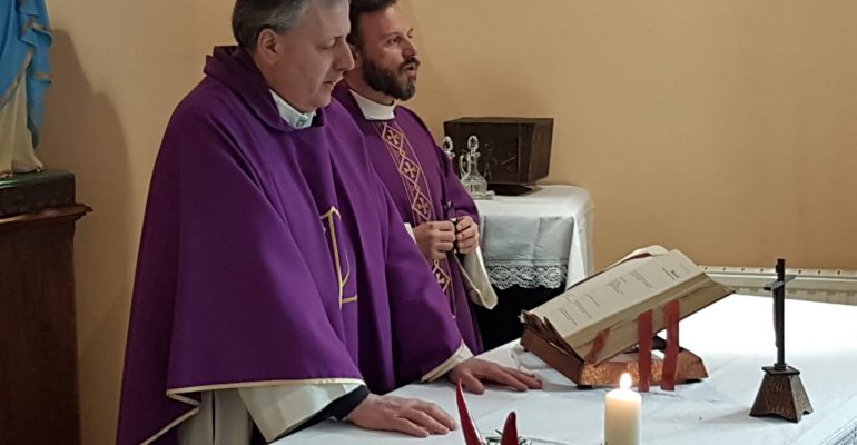 Guidonia. Dopo 10 anni ha riaperto la cappella del CAR con la Santa Messa di Pasqua per gli operatori