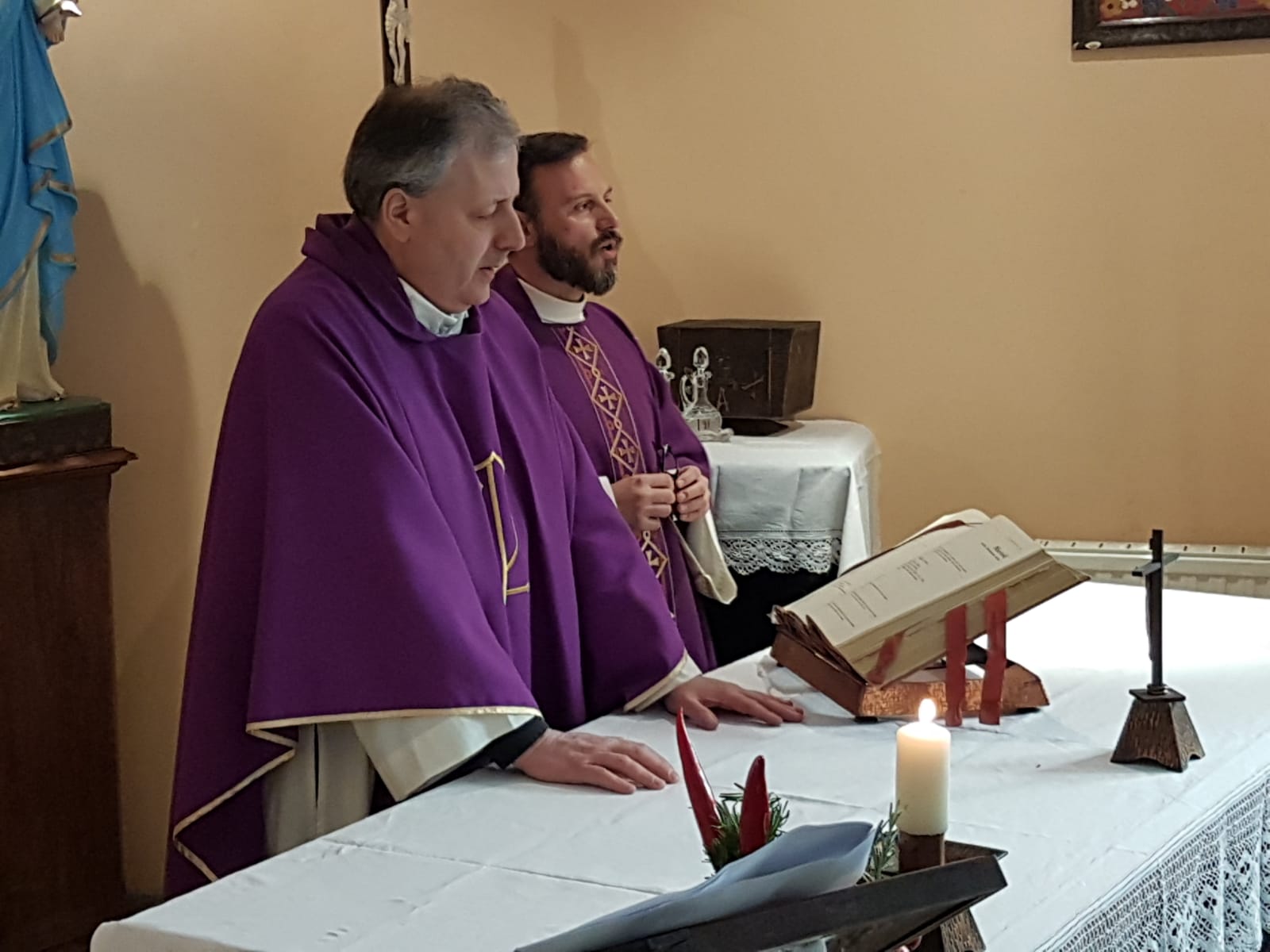 Guidonia. Dopo 10 anni ha riaperto la cappella del CAR con la Santa Messa di Pasqua per gli operatori
