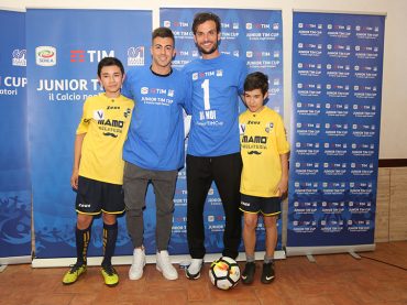 A Roma Stephan El Shaarawy e Marco Parolo hanno incontrato i ragazzi della Junior TIM Cup