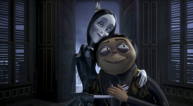 Prime foto e character poster per La Famiglia Addams con le voci di Virginia Raffaele, Loredana Bertè e