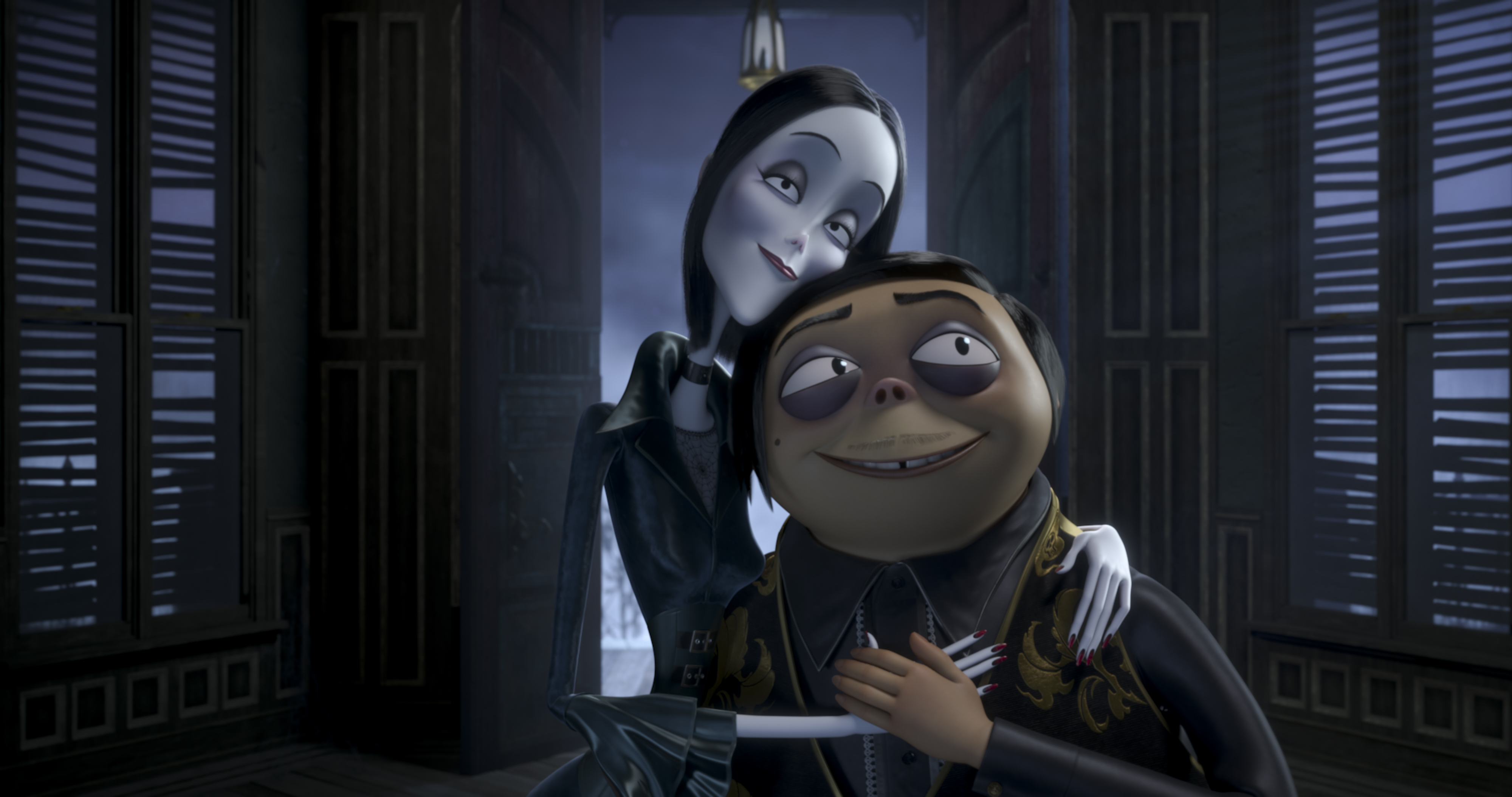 Prime foto e character poster per La Famiglia Addams con le voci di Virginia Raffaele, Loredana Bertè e