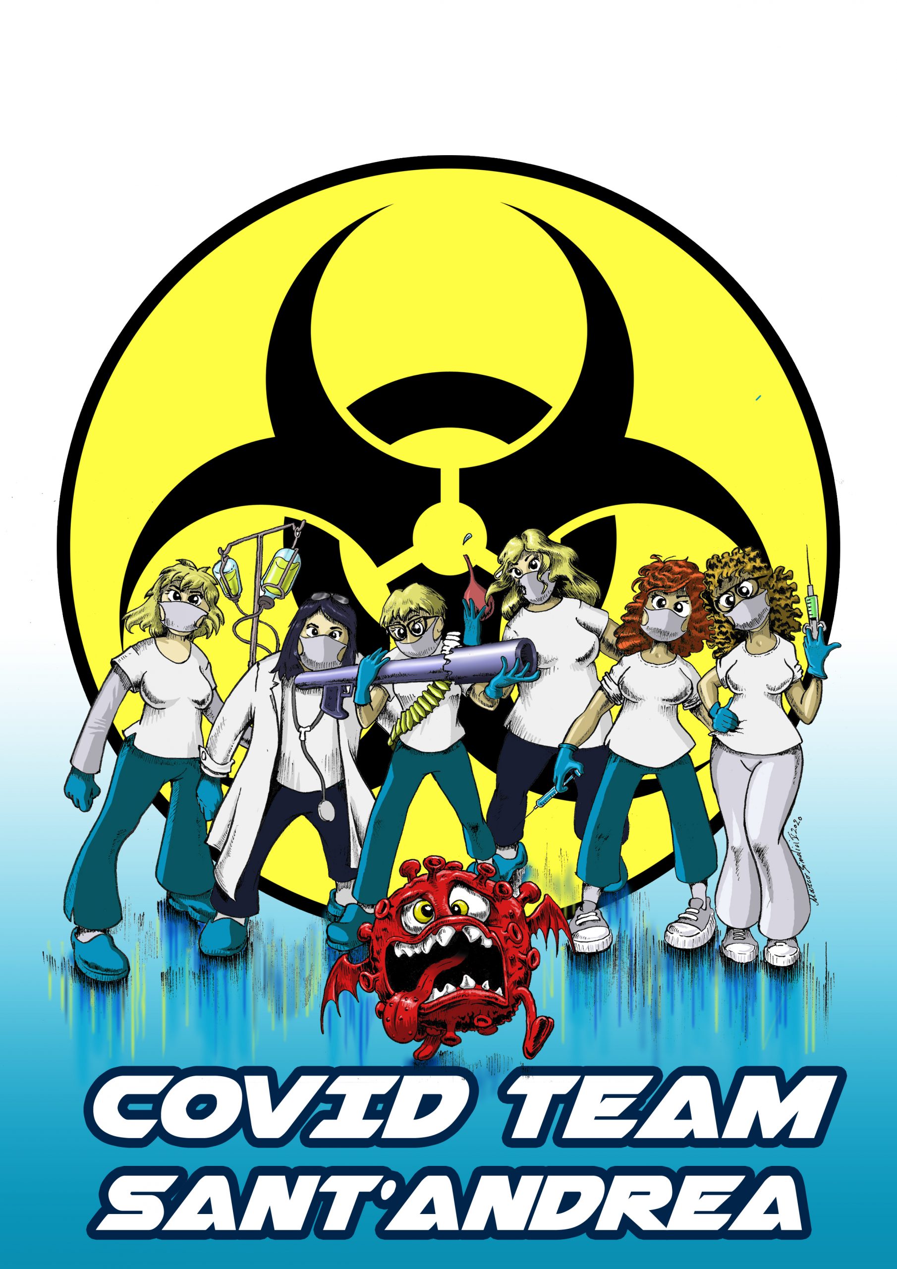 Eroi della pandemia: un’illustrazione in loro omaggio