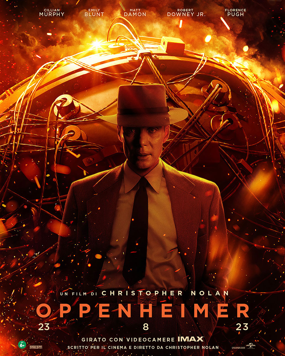 Al cinema Quattro Fontane di Roma “Oppenheimer” di Nolan in 70 mm