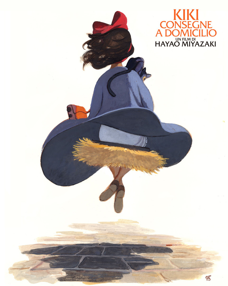 L’omaggio dell’artista Manuele Fior al film di Miyazaki “Kiki – consegne a domicilio”