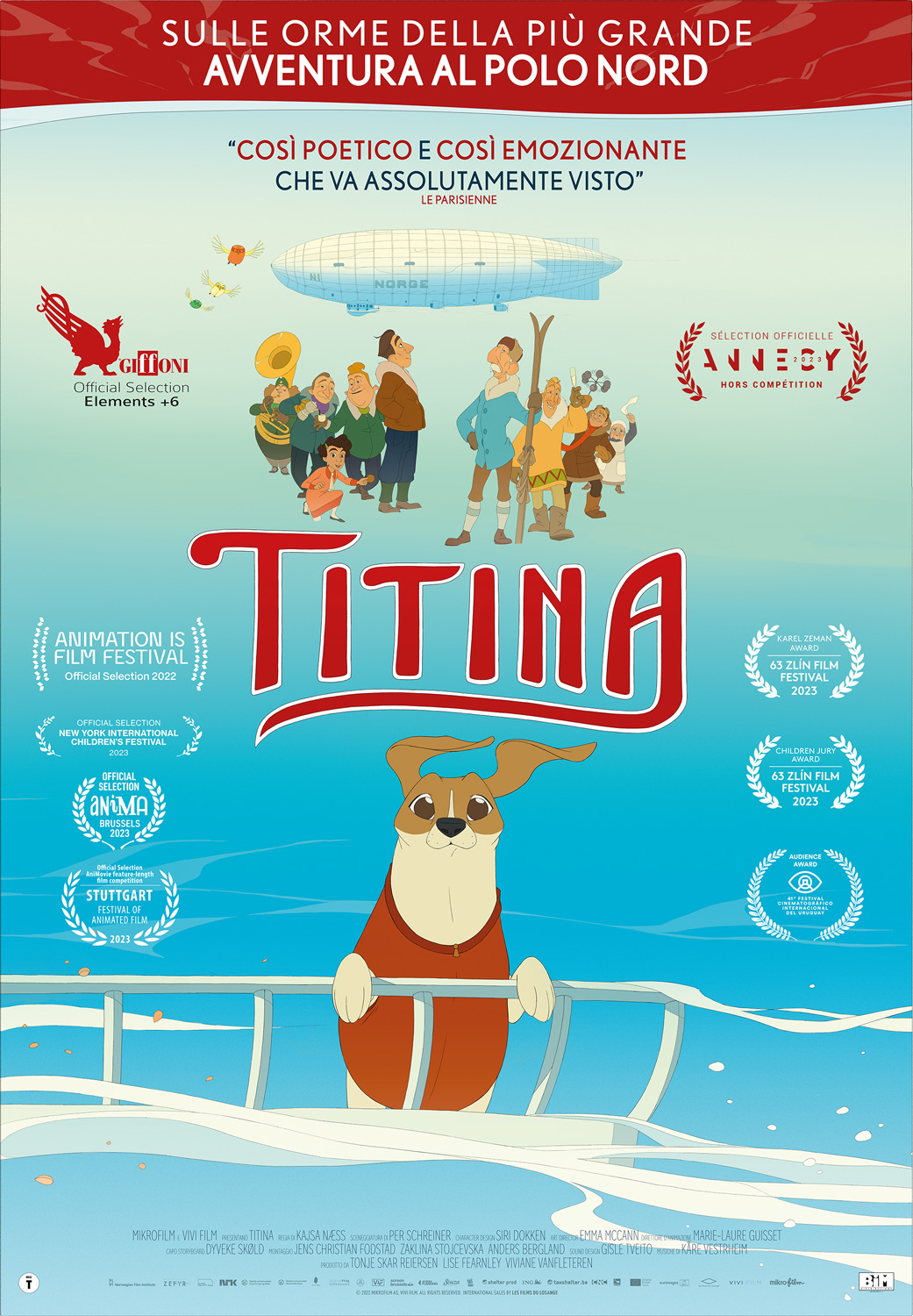 Il trailer e il poster del film d’animazione “Titina”, dal 14 settembre al cinema