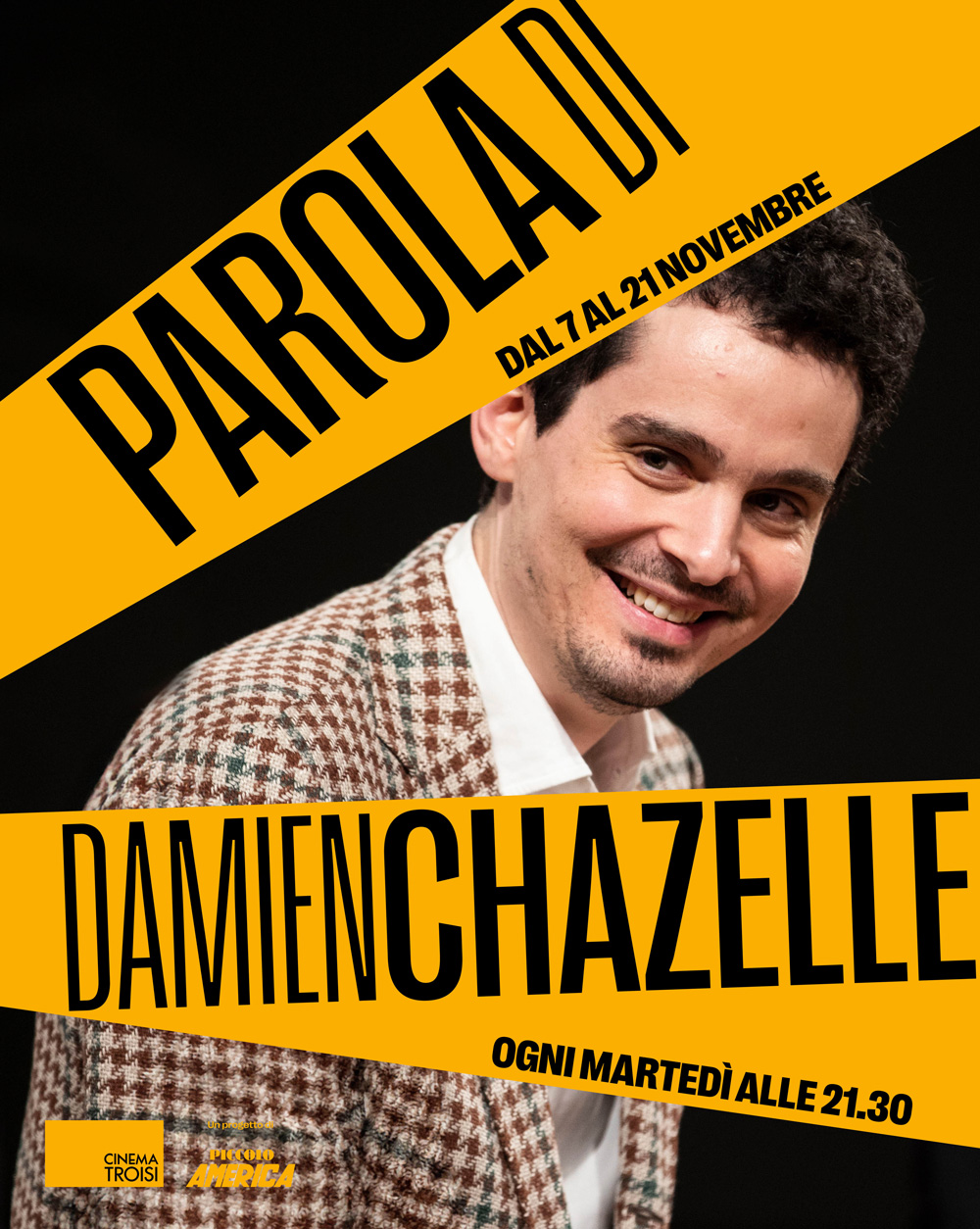 Parola di Damien Chazelle: carta bianca all’autore per tre incontri al Cinema Troisi!