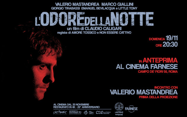 L’odore della notte con Valerio Mastandrea, dal 20 novembre nei cinema