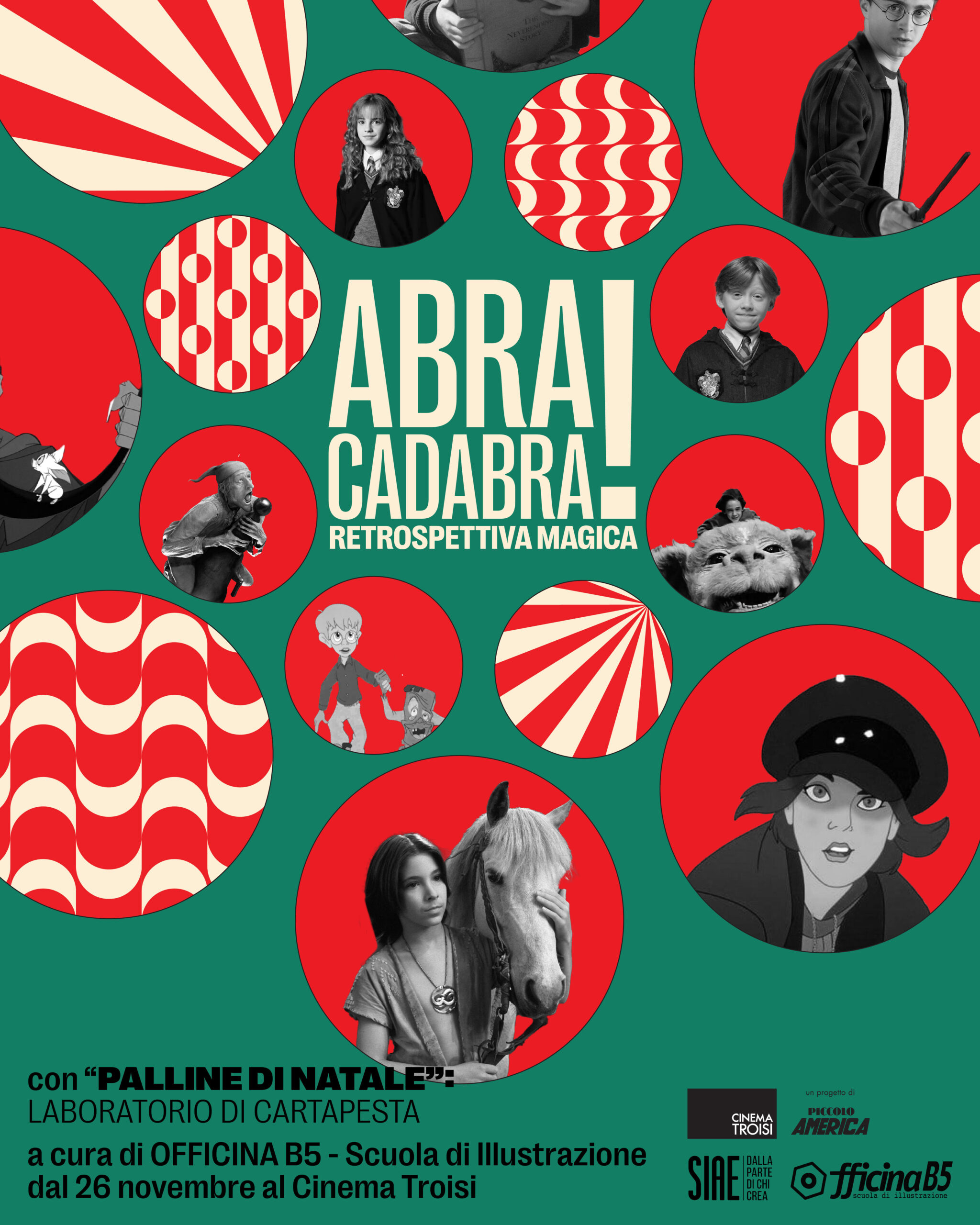 Cinema Troisi: arriva la retrospettiva magica “Abracadabra!” con il laboratorio di palline di Natale in cartapesta!