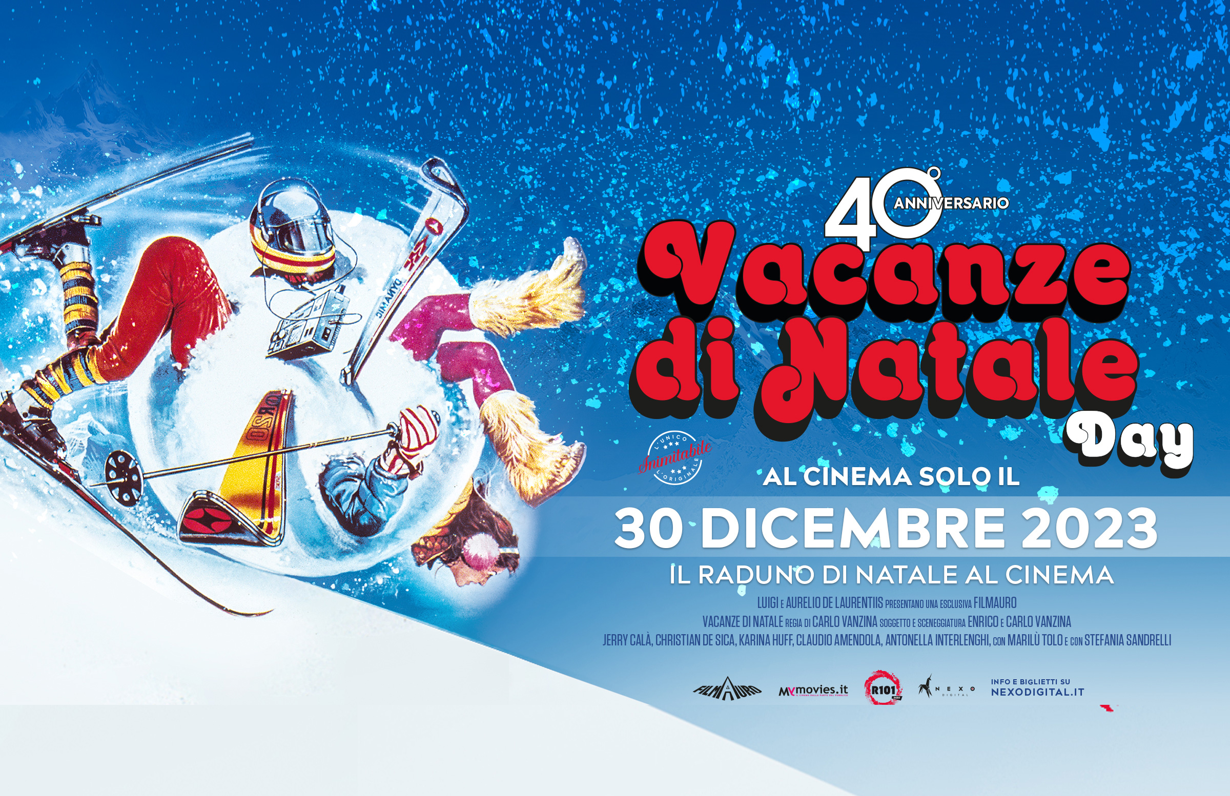A 40 anni dall’uscita “Vacanze di Natale” di Carlo Vanzina torna al cinema solo per un giorno