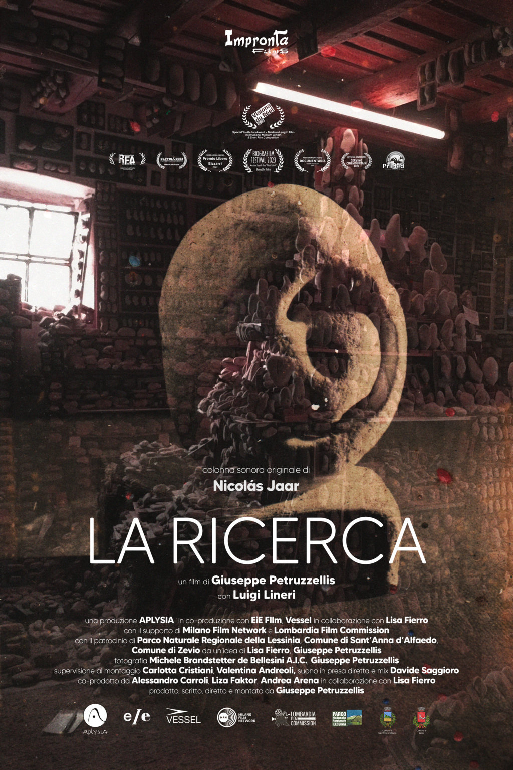 LA RICERCA in tour in sala dal 20 aprile, con il regista Giuseppe Petruzzellis. L’incredibile collezione di sassi di Luigi Lineri per esplorare le profondità della natura umana ||