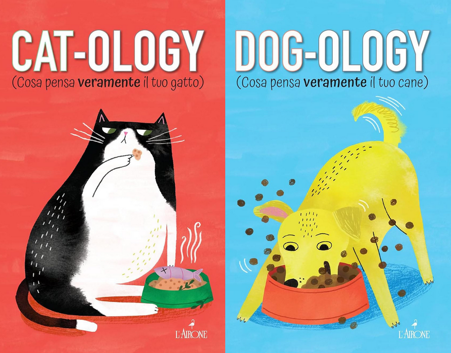 CAT-OLOGY e DOG-OLOGY: i nuovi libri umoristici de L’Airone Editrice dedicati agli amici a 4 zampe