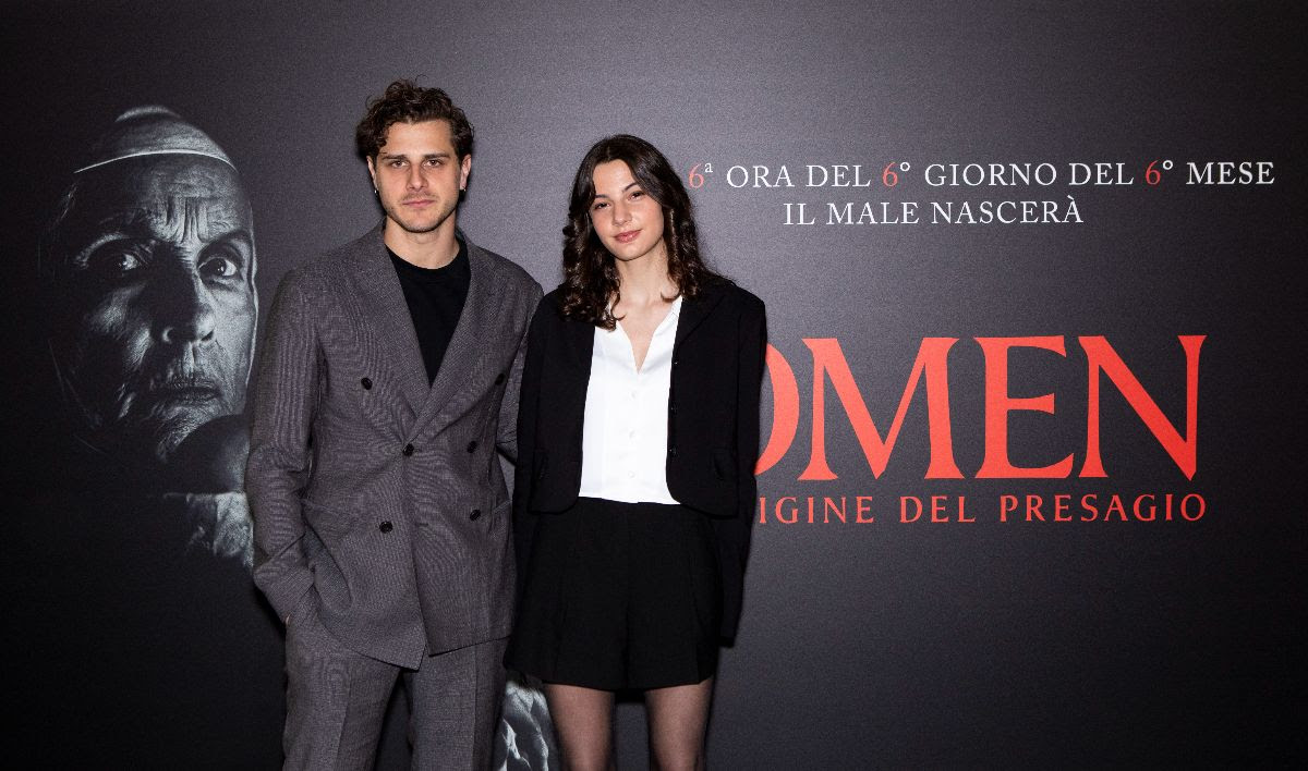 Omen – L’Origine del Presagio. Nicole Sorace e Andrea Arcangeli hanno presentato il film a Roma