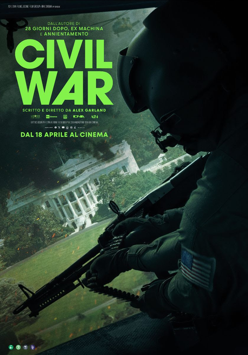 CIVIL WAR di Alex Garland è il film più visto del fine settimana negli USA